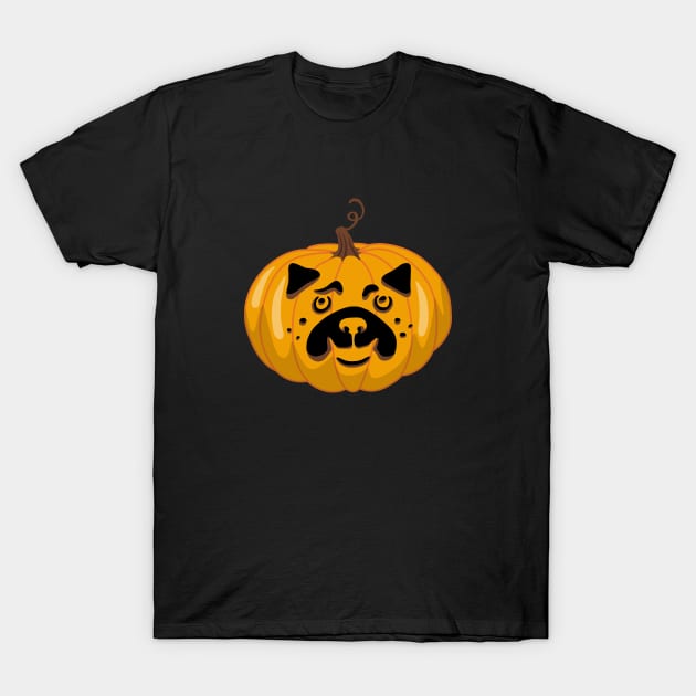 Dog-O-Lantern IV T-Shirt by illucalliart